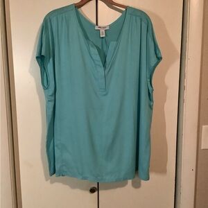 Nine West Women's Aqua Blue Blouse